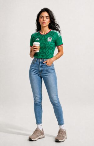 Playera verde mujer jugador 2